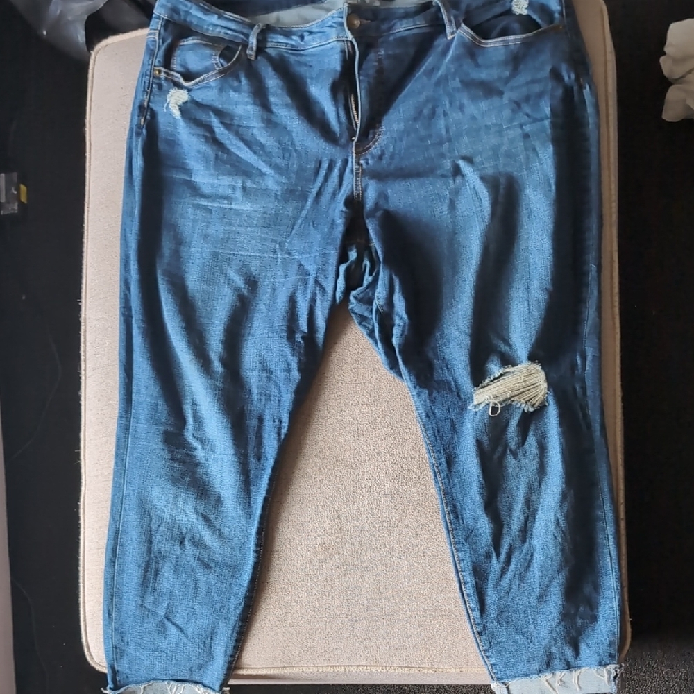 Ava & Viv Distressed Blue Jeans